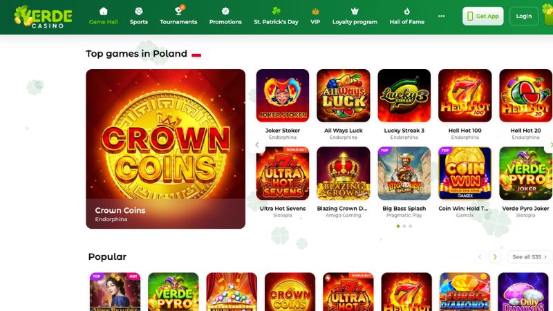 Verde Casino kasyno online recenzja